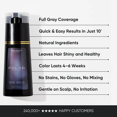 Instant Dye Shampoo THE EASIEST WAY TO COVER GRAYS NATURALLY