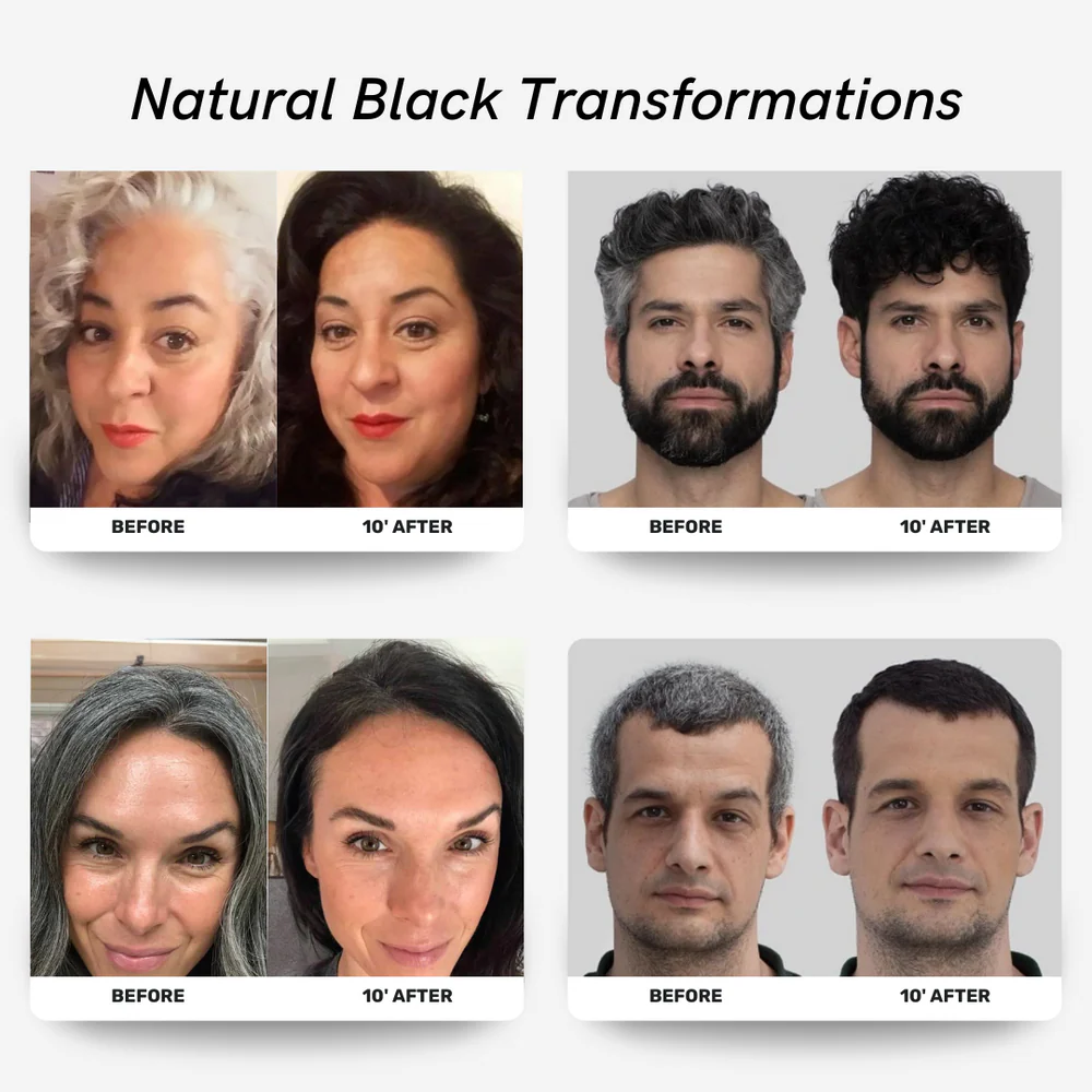 Instant Dye Shampoo THE EASIEST WAY TO COVER GRAYS NATURALLY