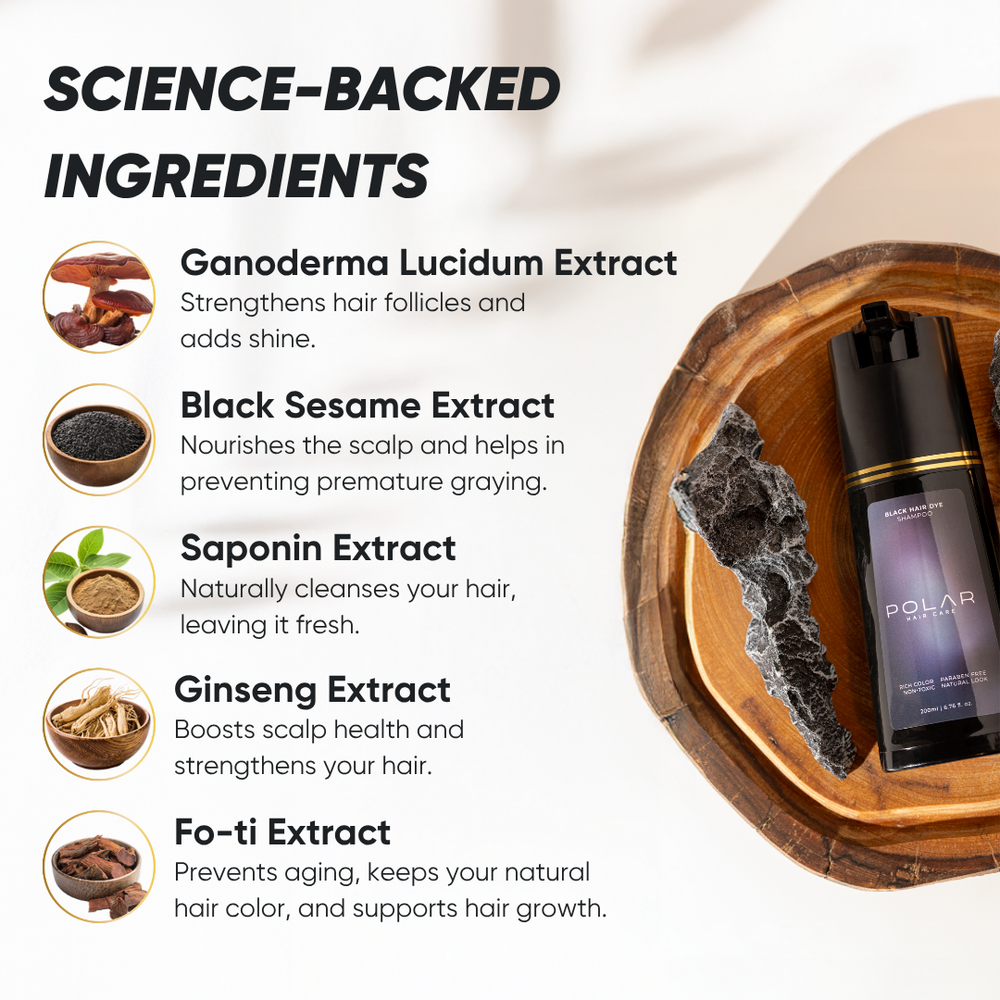 Instant Dye Shampoo THE EASIEST WAY TO COVER GRAYS NATURALLY