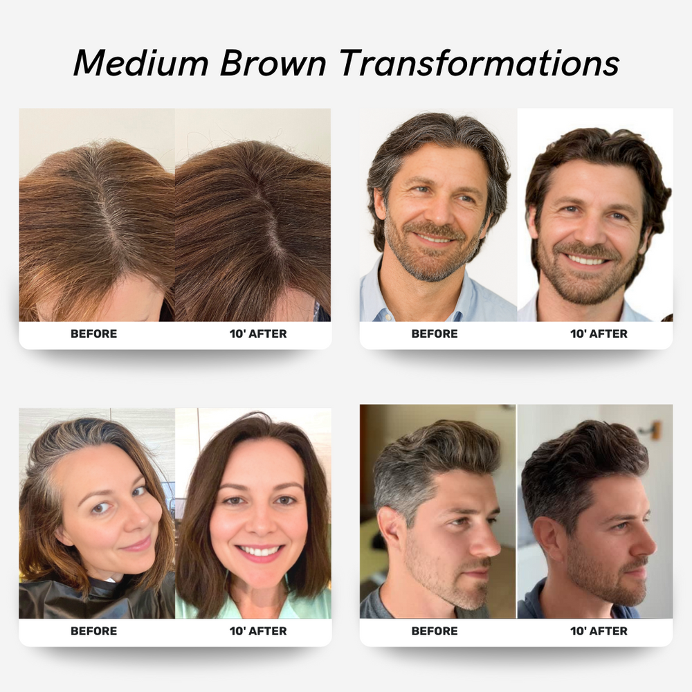 Instant Dye Shampoo THE EASIEST WAY TO COVER GRAYS NATURALLY