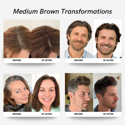 Instant Dye Shampoo THE EASIEST WAY TO COVER GRAYS NATURALLY