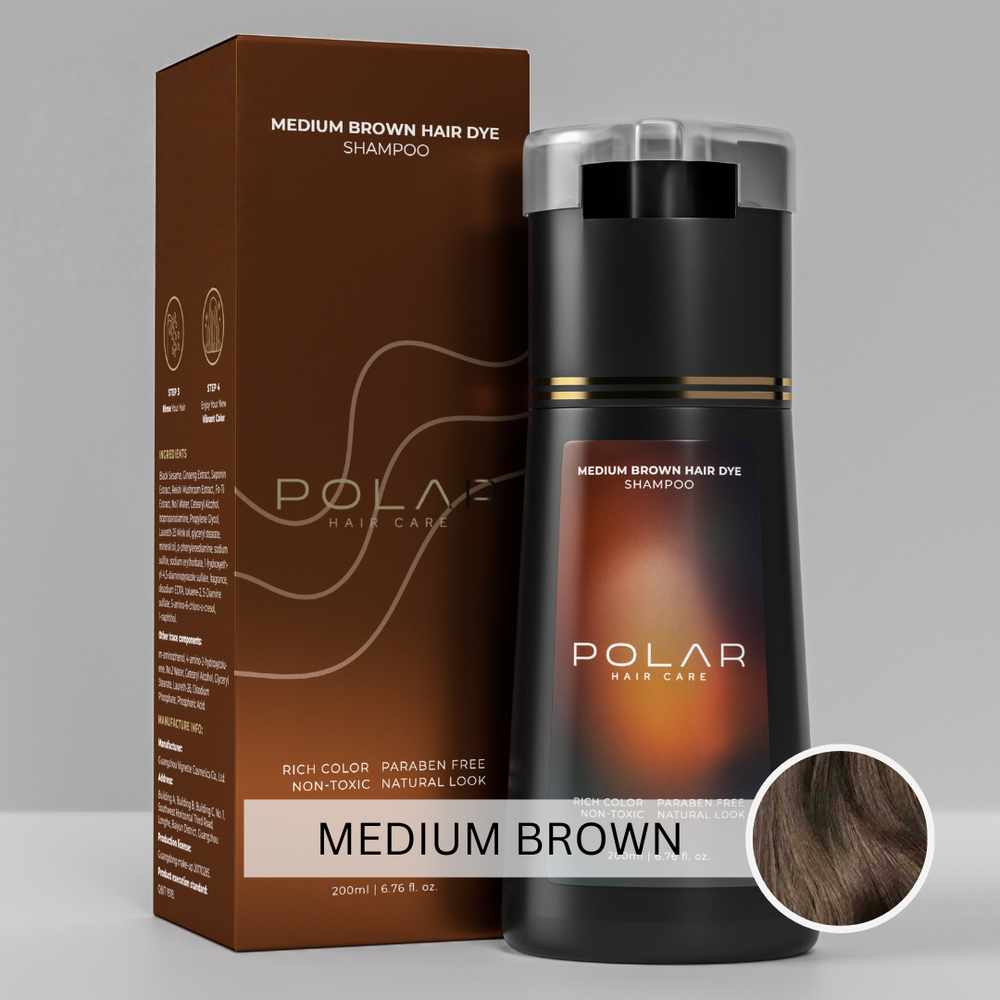 Instant Dye Shampoo THE EASIEST WAY TO COVER GRAYS NATURALLY