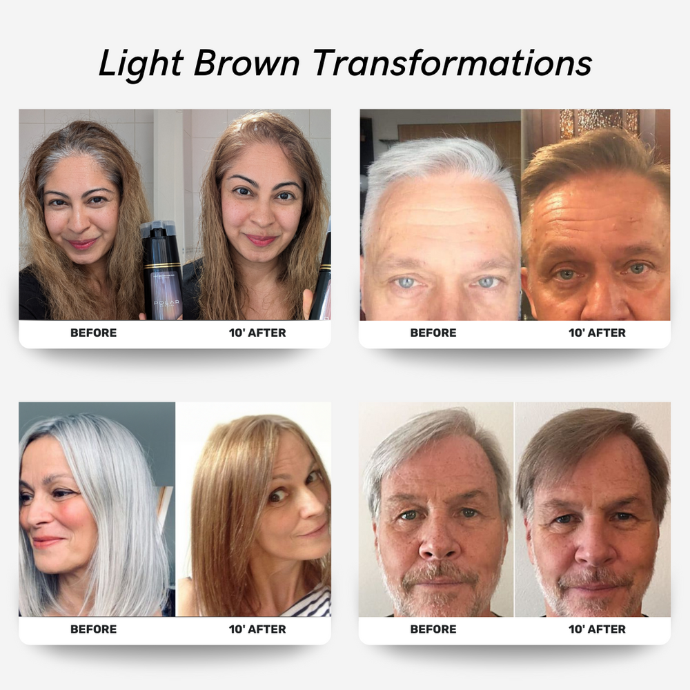 Instant Dye Shampoo THE EASIEST WAY TO COVER GRAYS NATURALLY