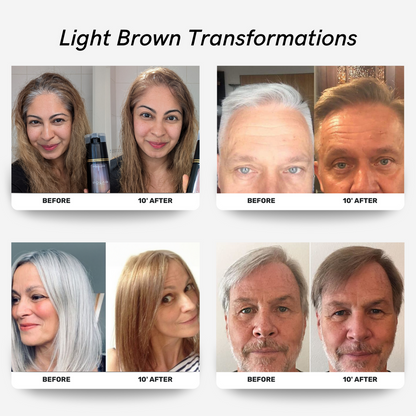 Instant Dye Shampoo THE EASIEST WAY TO COVER GRAYS NATURALLY