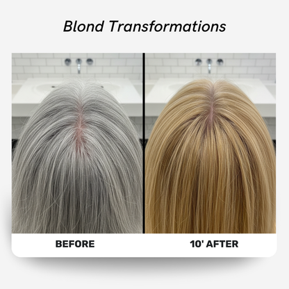 Instant Dye Shampoo THE EASIEST WAY TO COVER GRAYS NATURALLY