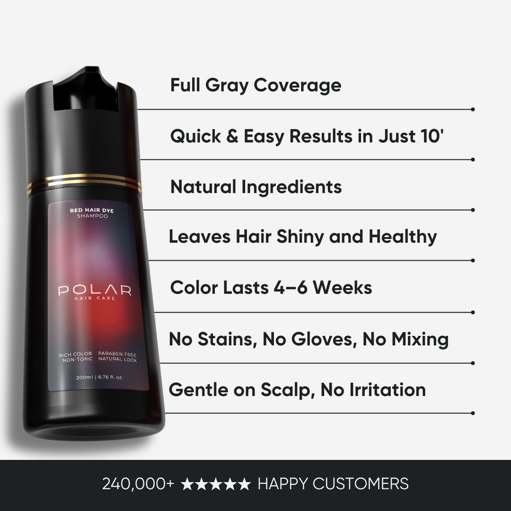 Instant Dye Shampoo THE EASIEST WAY TO COVER GRAYS NATURALLY